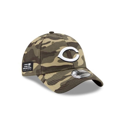 Cincinnati Reds Gorra | New Era MLB Armed Forces Weekend 9twenty Adjustable Cap Mexico - Verdes